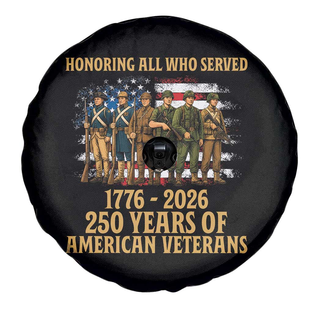 250 Years Anniversary Spare Tire Cover Patriotic USA Army Us Military