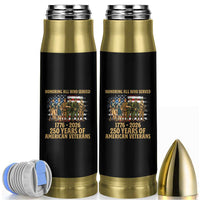 250 Years Anniversary Bullet Tumbler Patriotic USA Army Us Military