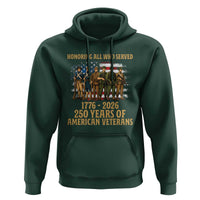 250 Years Anniversary Hoodie Patriotic USA Army Us Military