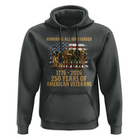250 Years Anniversary Hoodie Patriotic USA Army Us Military