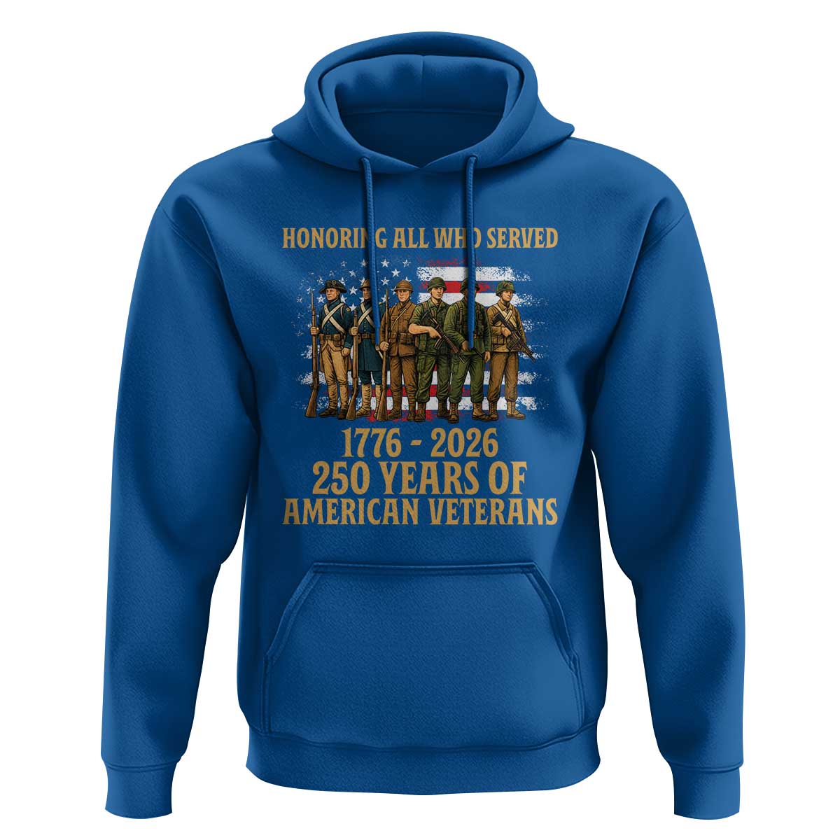 250 Years Anniversary Hoodie Patriotic USA Army Us Military