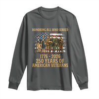 250 Years Anniversary Long Sleeve Shirt Patriotic USA Army Us Military