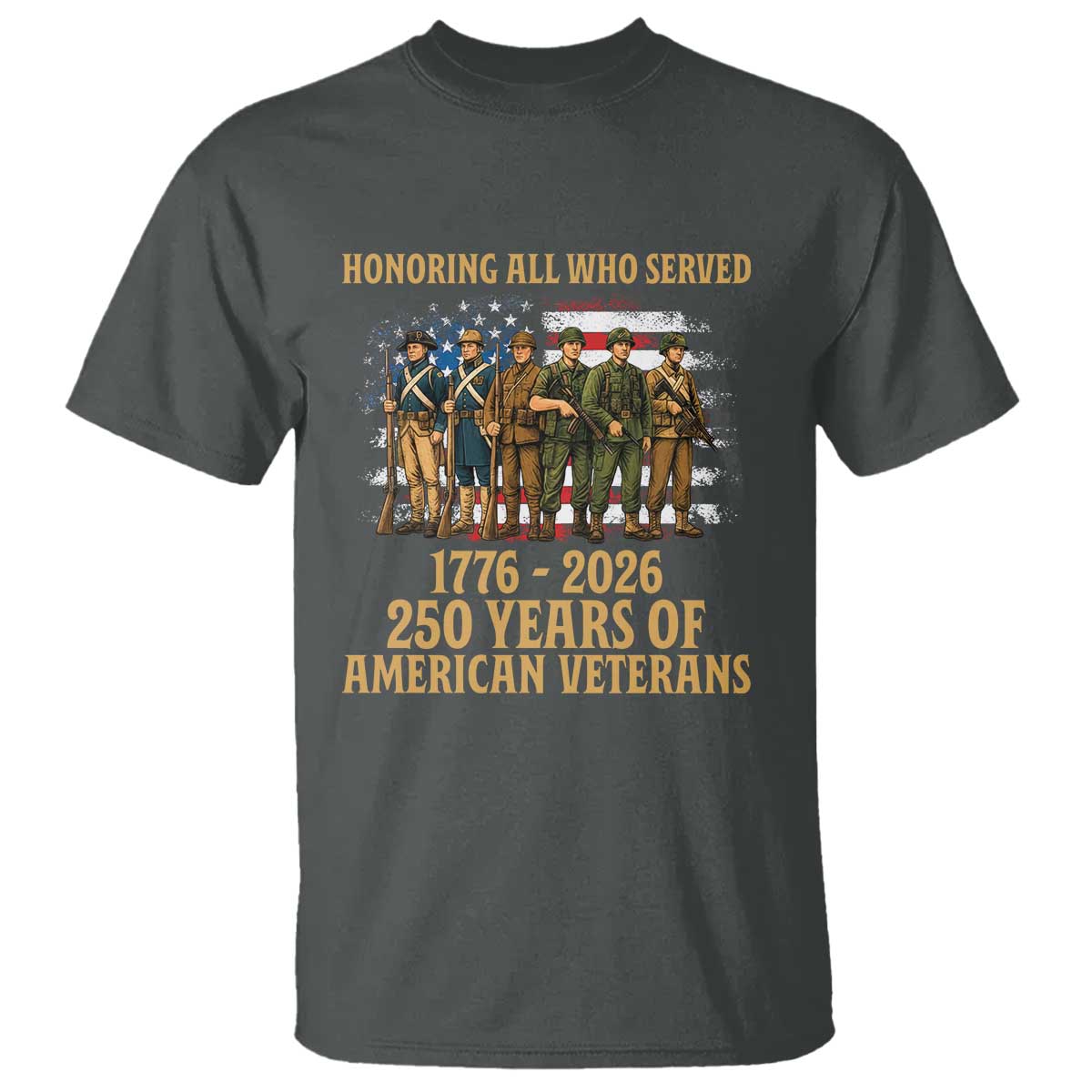 250 Years Anniversary T Shirt Patriotic USA Army Us Military