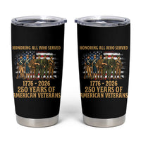 250 Years Anniversary Tumbler Cup Patriotic USA Army Us Military