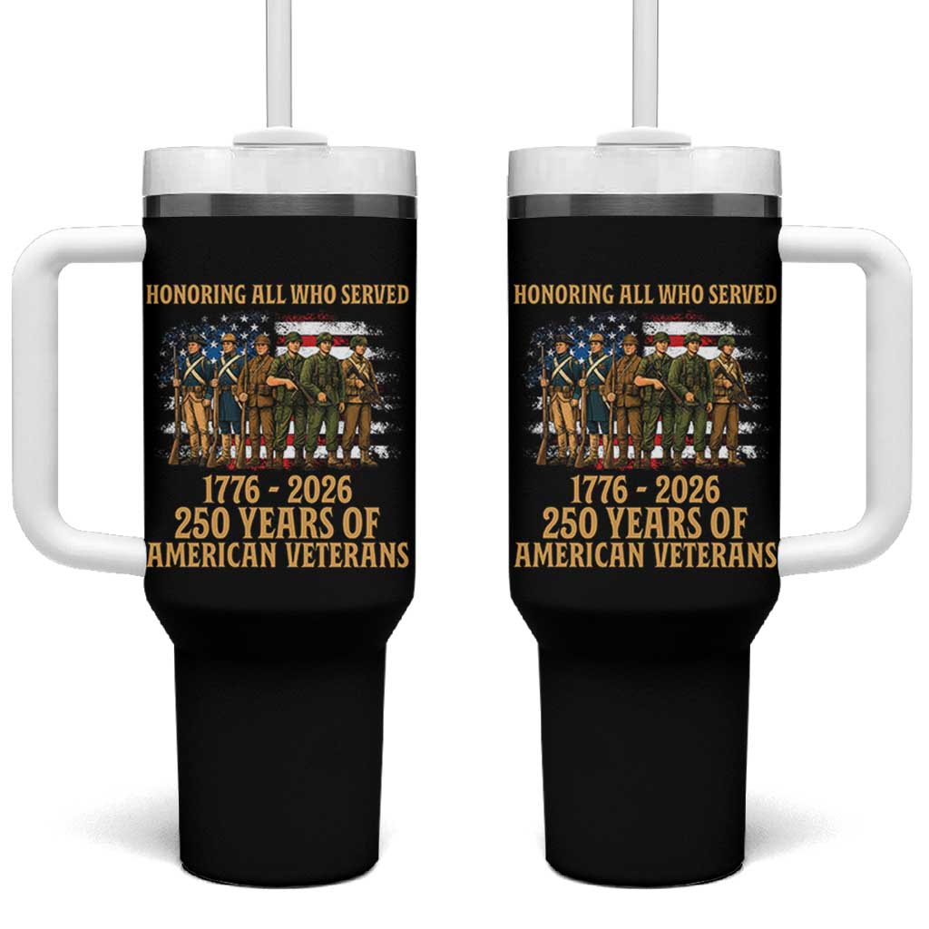 250 Years Anniversary Tumbler With Handle Patriotic USA Army Us Military