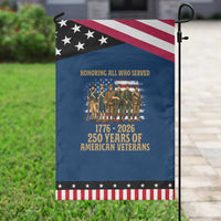 250 Years Anniversary Patriotic Garden Flag USA Army Us Military