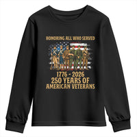 250 Years Anniversary Youth Sweatshirt Patriotic USA Army Us Military