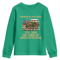 250 Years Anniversary Youth Sweatshirt Patriotic USA Army Us Military