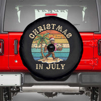 Funny Bigfoot Christmas In July Beach Vacation Spare Tire Cover
