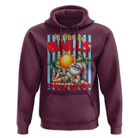 Hawaiian Christmas In July Hoodie It's Hot as Balls of Holly Out Here