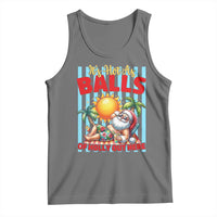 Hawaiian Christmas In July Tank Top It's Hot as Balls of Holly Out Here
