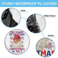 250 Years Of Freedom Spare Tire Cover Funny Santa Christmas in July