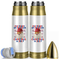 250 Years Of Freedom Bullet Tumbler Funny Santa Christmas in July