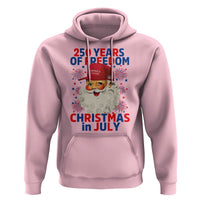250 Years Of Freedom Hoodie Funny Santa Christmas in July