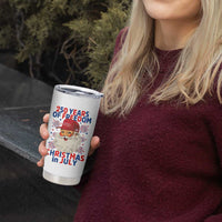 250 Years Of Freedom Tumbler Cup Funny Santa Christmas in July