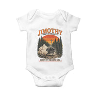 Jimothy Raccoon Seattle Meme Baby Onesie Viral Trash Panda Do Not Pet The Round King