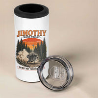 Jimothy Raccoon Seattle Meme 4 in 1 Can Cooler Tumbler Viral Trash Panda Do Not Pet The Round King