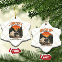 Jimothy Raccoon Seattle Meme Ceramic Ornament Viral Trash Panda Do Not Pet The Round King