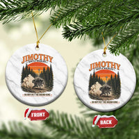 Jimothy Raccoon Seattle Meme Ceramic Ornament Viral Trash Panda Do Not Pet The Round King