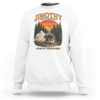 Jimothy Raccoon Seattle Meme Sweatshirt Viral Trash Panda Do Not Pet The Round King