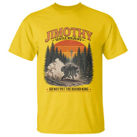 Jimothy Raccoon Seattle Meme T Shirt Viral Trash Panda Do Not Pet The Round King