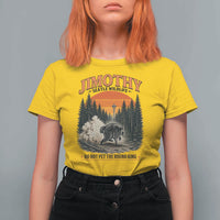 Jimothy Raccoon Seattle Meme T Shirt For Women Viral Trash Panda Do Not Pet The Round King