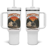 Jimothy Raccoon Seattle Meme Tumbler With Handle Viral Trash Panda Do Not Pet The Round King
