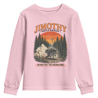 Jimothy Raccoon Seattle Meme Youth Sweatshirt Viral Trash Panda Do Not Pet The Round King