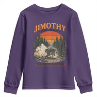Jimothy Raccoon Seattle Meme Youth Sweatshirt Viral Trash Panda Do Not Pet The Round King