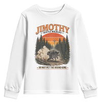 Jimothy Raccoon Seattle Meme Youth Sweatshirt Viral Trash Panda Do Not Pet The Round King