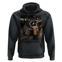 Jimothy Raccoon Seattle Drinking Iced Coffee Meme Hoodie Viral Trash Panda Seattle Animal Meme