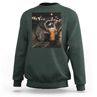 Jimothy Raccoon Seattle Drinking Iced Coffee Meme Sweatshirt Viral Trash Panda Seattle Animal Meme