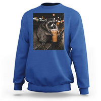 Jimothy Raccoon Seattle Drinking Iced Coffee Meme Sweatshirt Viral Trash Panda Seattle Animal Meme