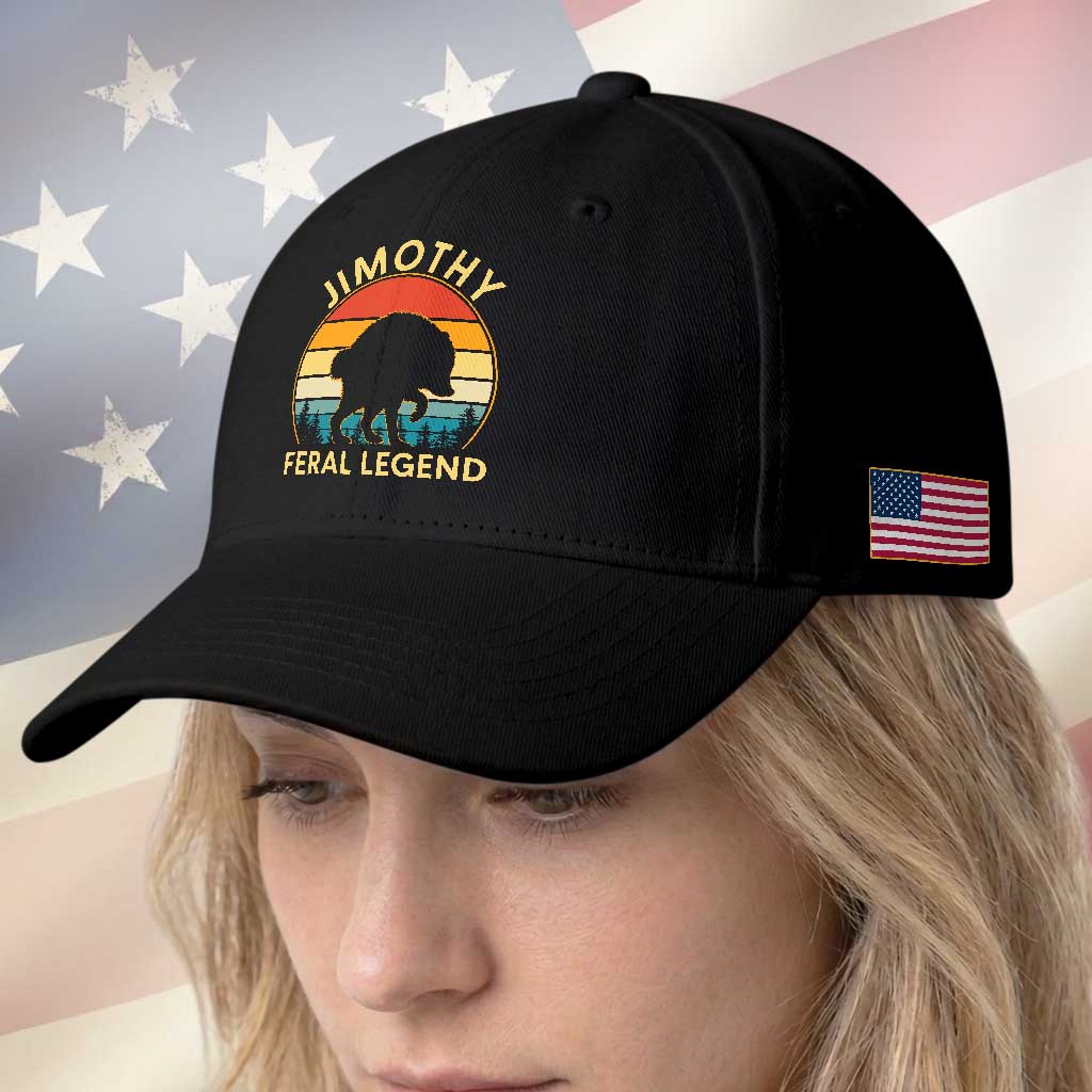 Jimothy Raccoon Seattle Baseball Cap Funny Seattle Feral Legend Animal Meme