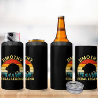 Jimothy Raccoon Seattle 4 in 1 Can Cooler Tumbler Funny Seattle Feral Legend Animal Meme