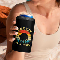 Jimothy Raccoon Seattle 4 in 1 Can Cooler Tumbler Funny Seattle Feral Legend Animal Meme