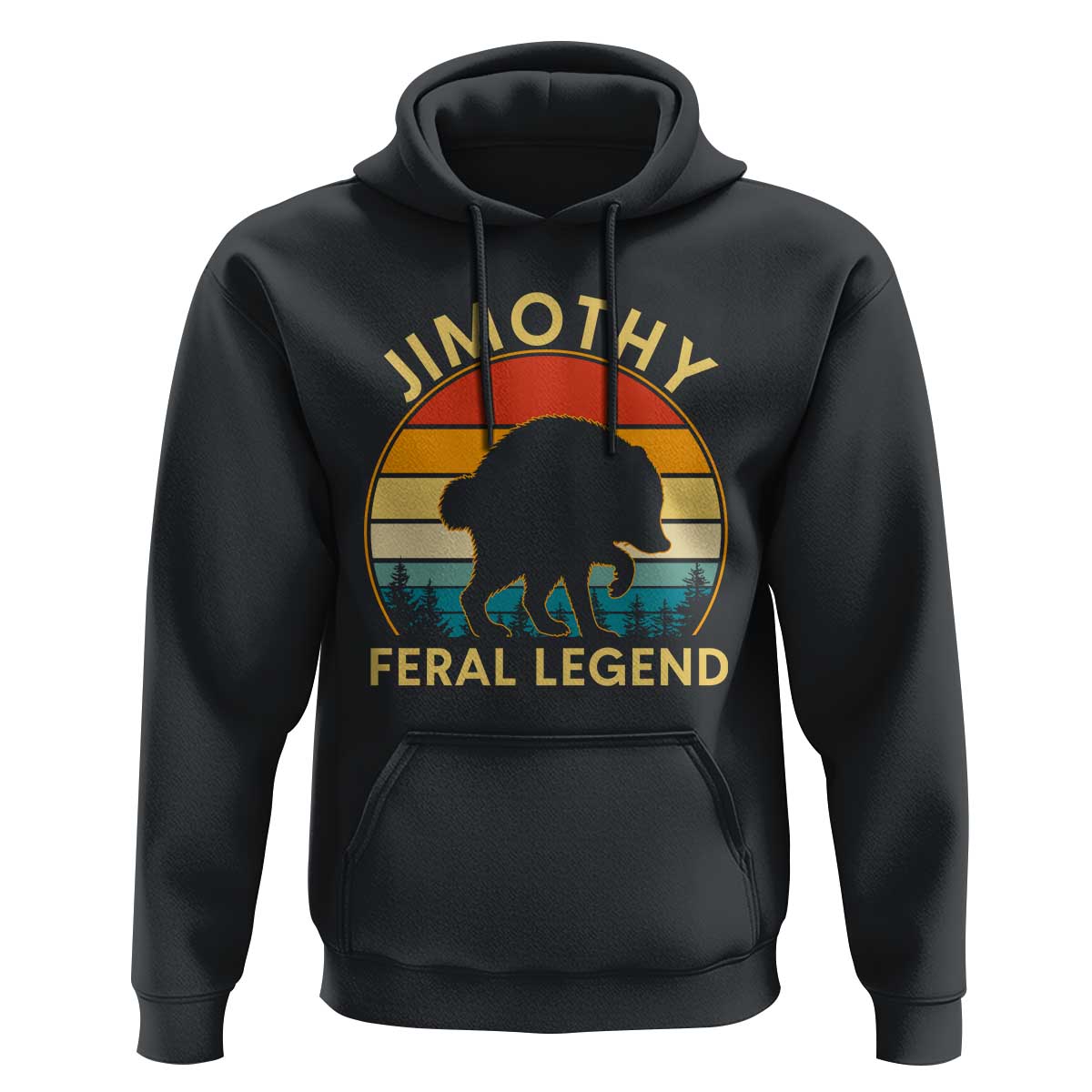 Jimothy Raccoon Seattle Hoodie Funny Seattle Feral Legend Animal Meme