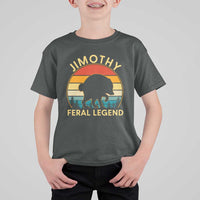 Jimothy Raccoon Seattle T Shirt For Kid Funny Seattle Feral Legend Animal Meme