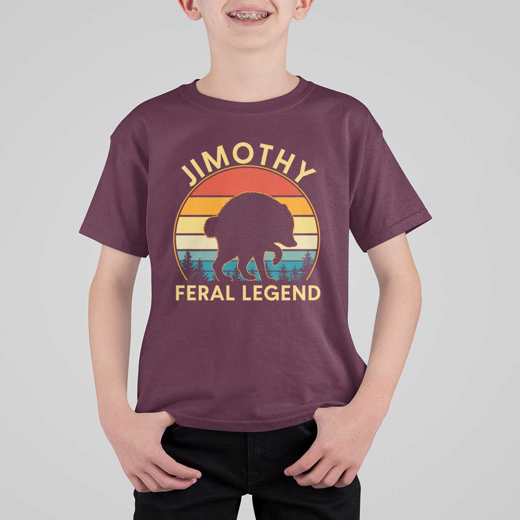 Jimothy Raccoon Seattle T Shirt For Kid Funny Seattle Feral Legend Animal Meme