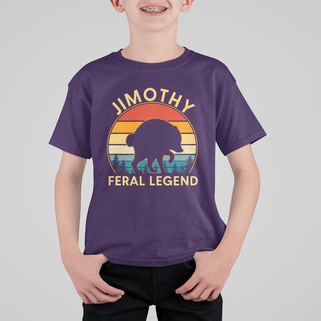 Jimothy Raccoon Seattle T Shirt For Kid Funny Seattle Feral Legend Animal Meme