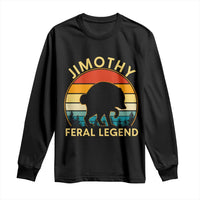 Jimothy Raccoon Seattle Long Sleeve Shirt Funny Seattle Feral Legend Animal Meme