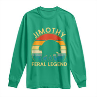 Jimothy Raccoon Seattle Long Sleeve Shirt Funny Seattle Feral Legend Animal Meme