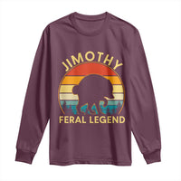Jimothy Raccoon Seattle Long Sleeve Shirt Funny Seattle Feral Legend Animal Meme