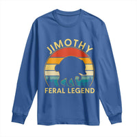 Jimothy Raccoon Seattle Long Sleeve Shirt Funny Seattle Feral Legend Animal Meme