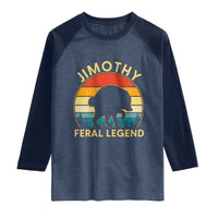 Jimothy Raccoon Seattle Raglan Shirt Funny Seattle Feral Legend Animal Meme