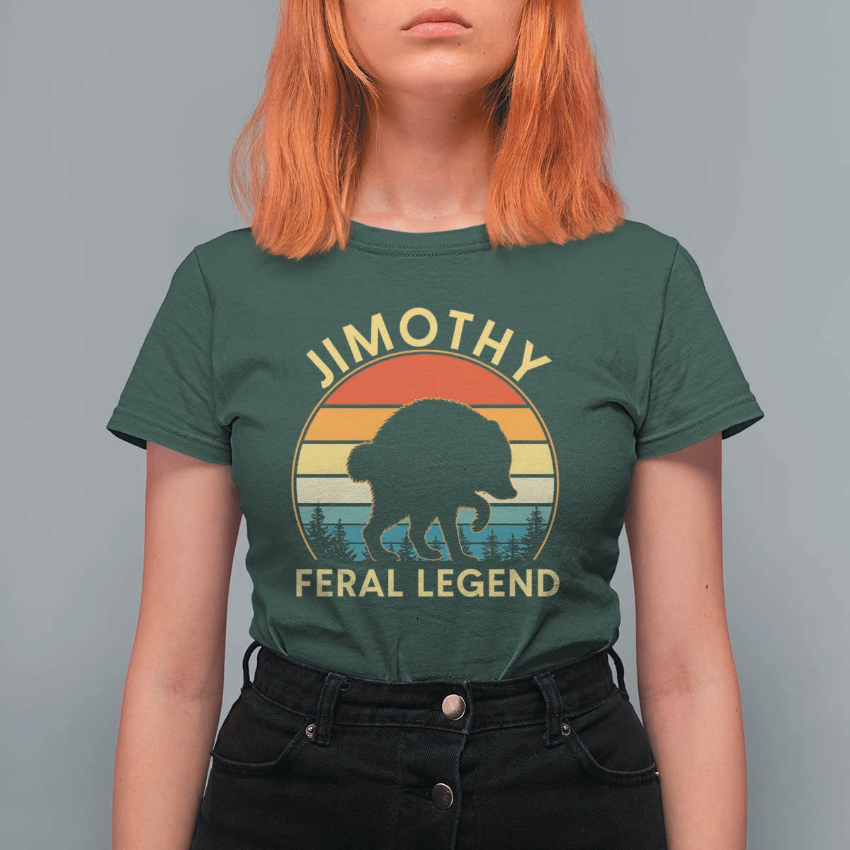 Jimothy Raccoon Seattle T Shirt For Women Funny Seattle Feral Legend Animal Meme