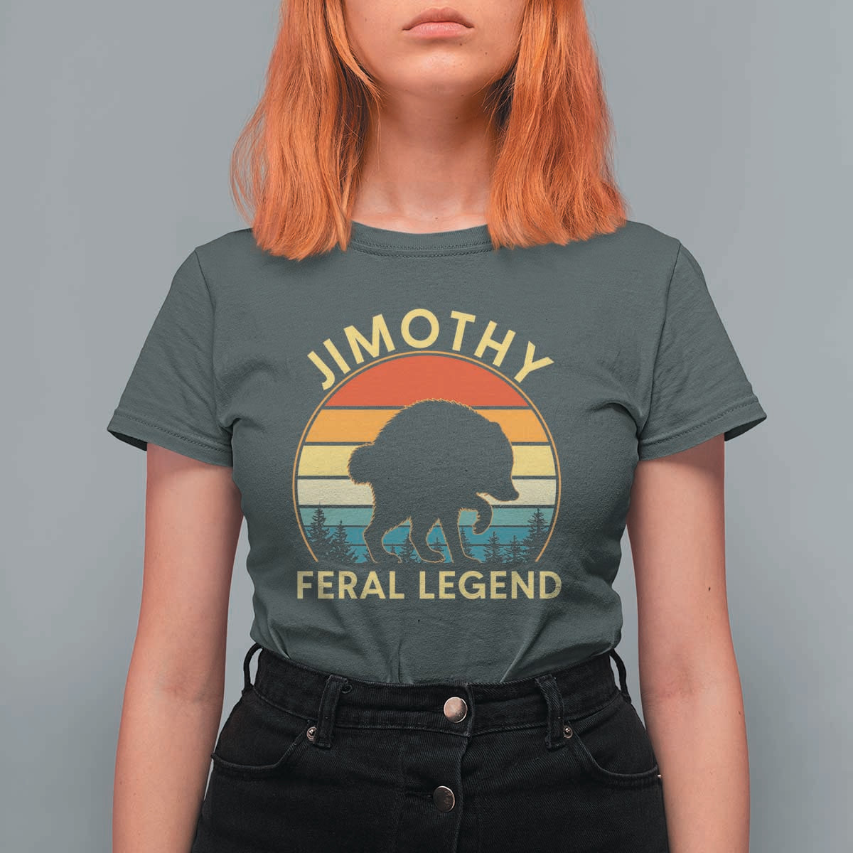 Jimothy Raccoon Seattle T Shirt For Women Funny Seattle Feral Legend Animal Meme