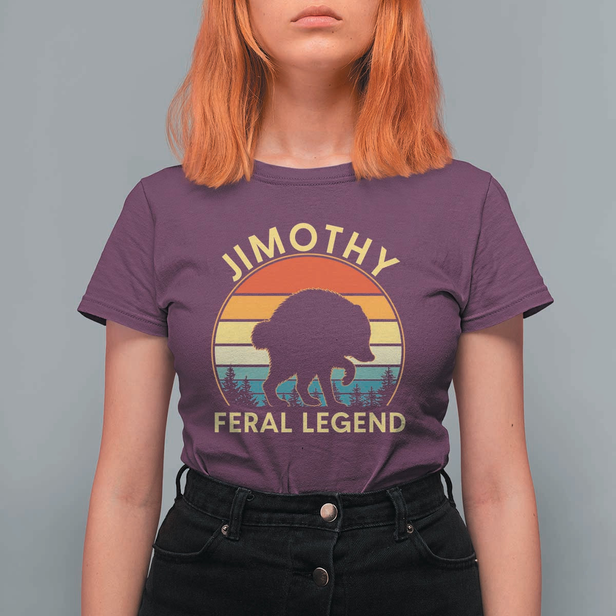Jimothy Raccoon Seattle T Shirt For Women Funny Seattle Feral Legend Animal Meme