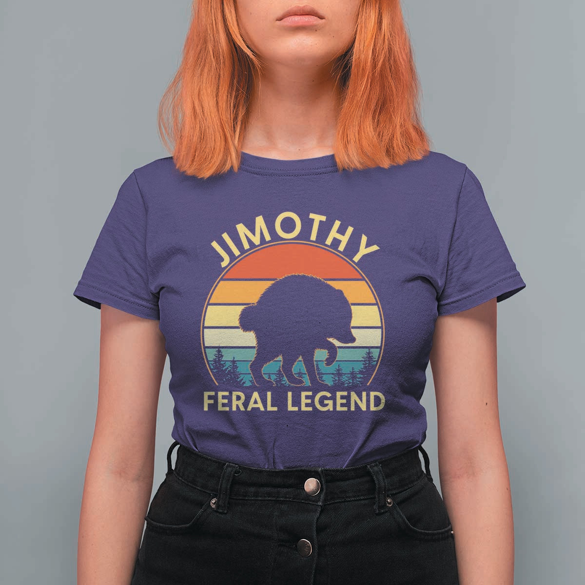 Jimothy Raccoon Seattle T Shirt For Women Funny Seattle Feral Legend Animal Meme