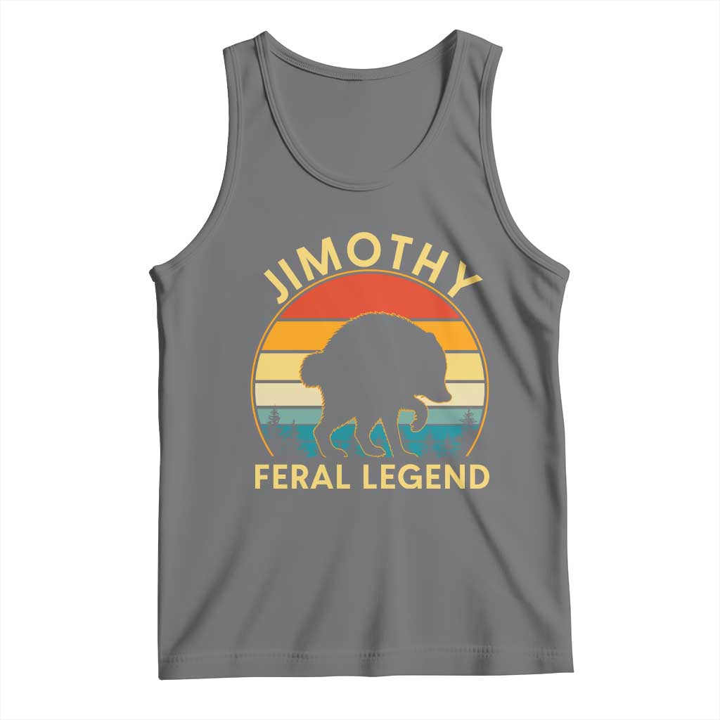 Jimothy Raccoon Seattle Tank Top Funny Seattle Feral Legend Animal Meme